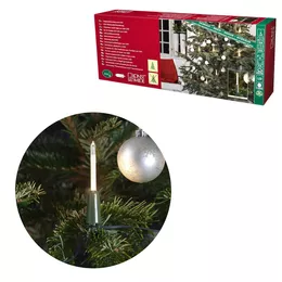 Konstsmide LED Tree Lighting, Set of 12 Cordless Tree Candles with